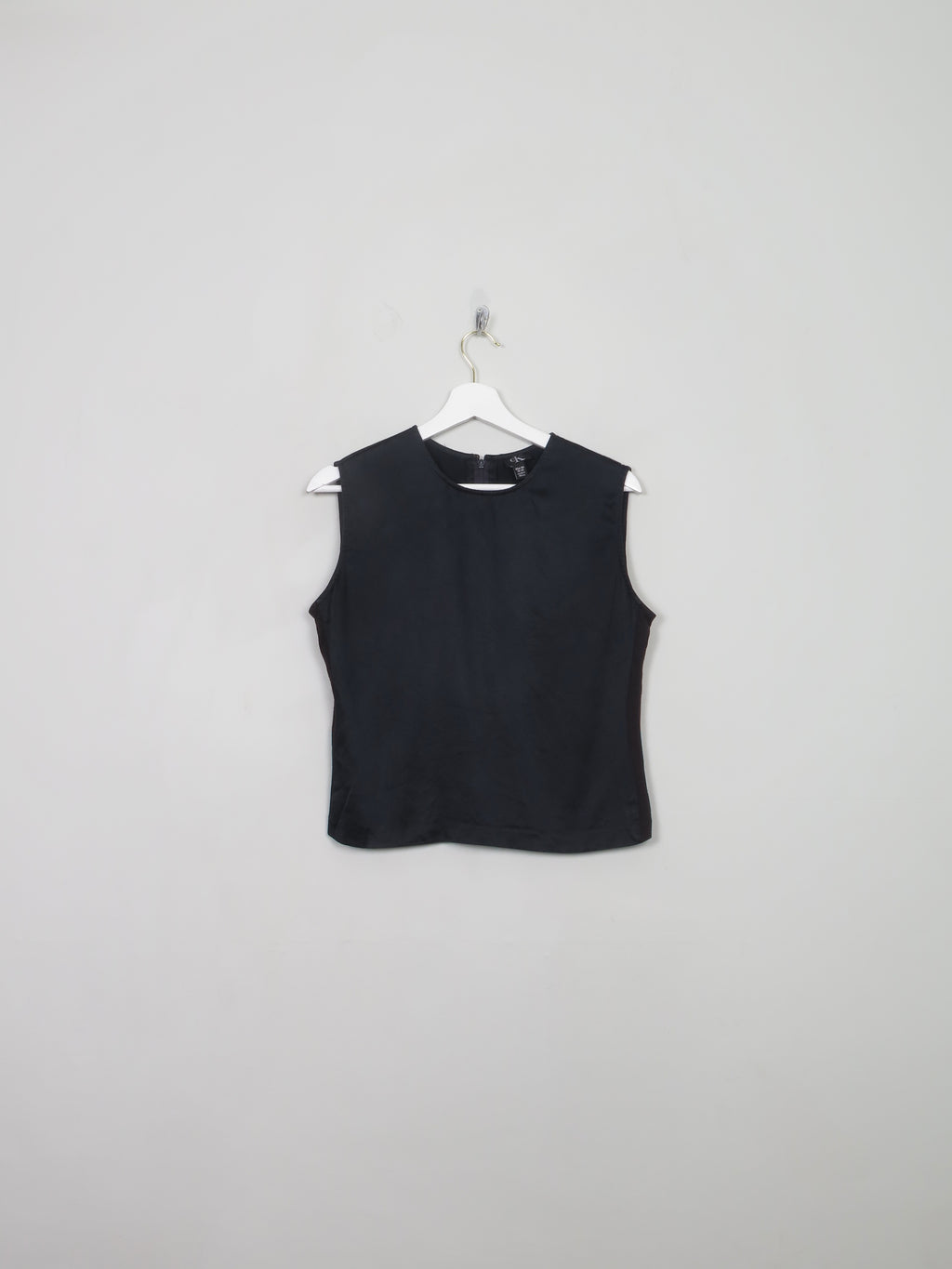 Women's VIntage Black Silk Calvin Klein Top S