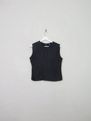 Women's VIntage Black Silk Calvin Klein Top S