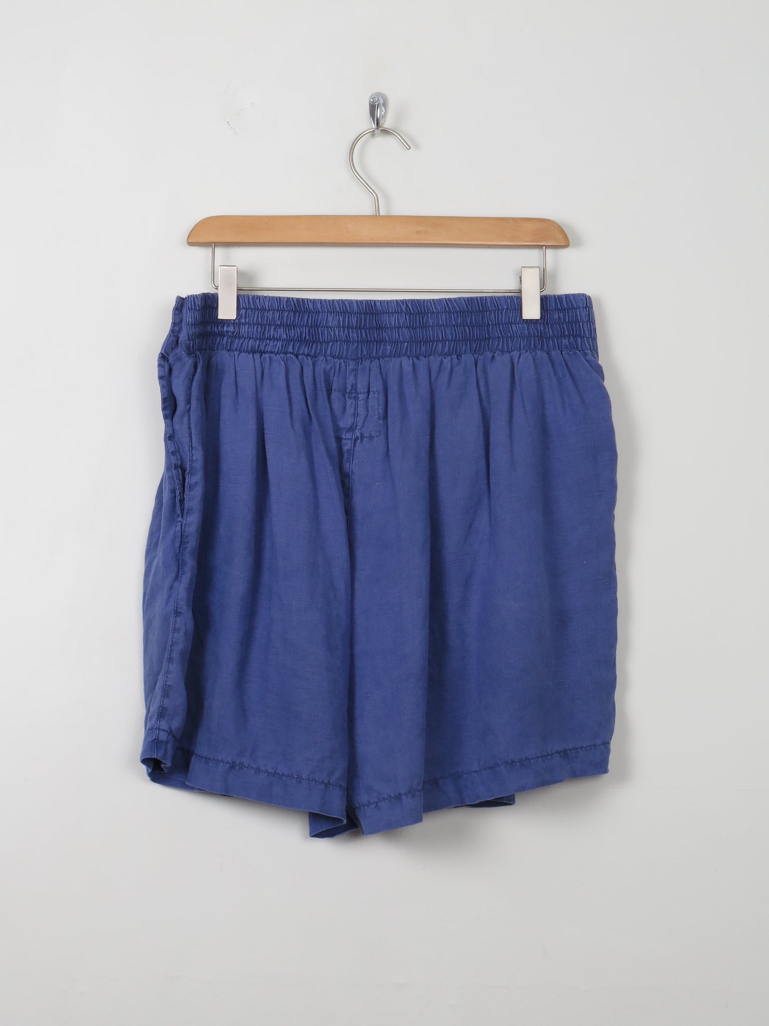 Women's Vintage Lien Blue Shorts M/L - The Harlequin