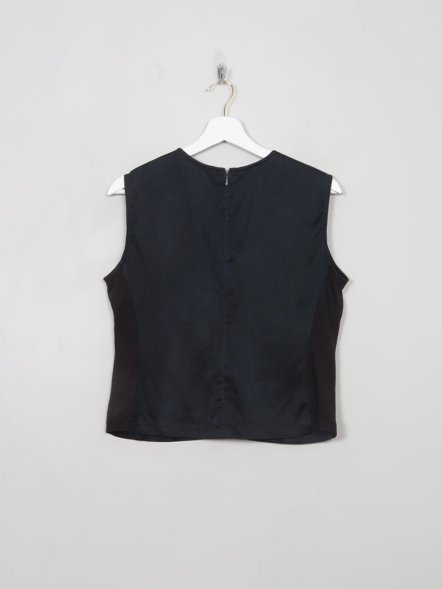 Women's VIntage Black Silk Calvin Klein Top S