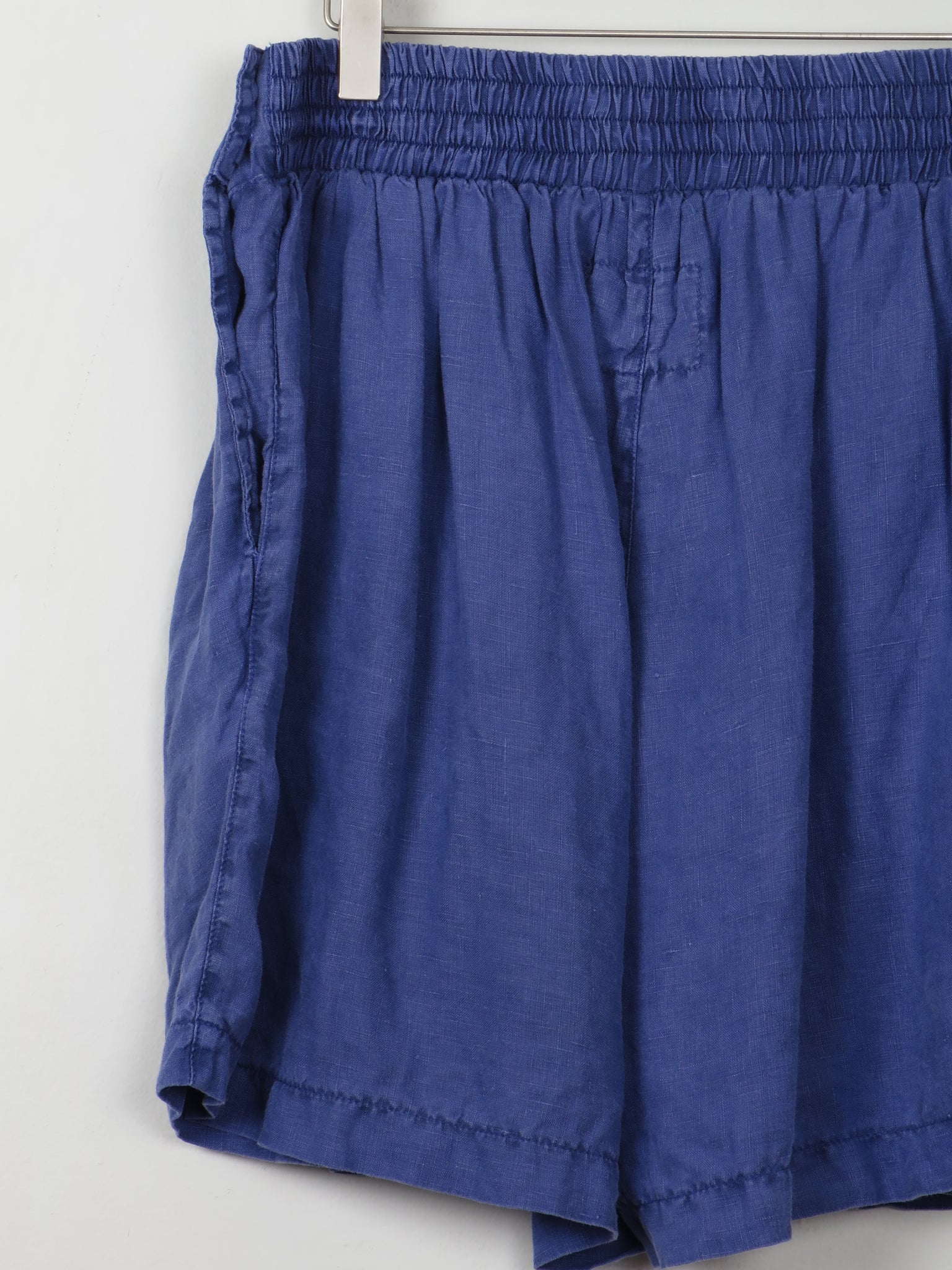 Women's Vintage Lien Blue Shorts M/L - The Harlequin