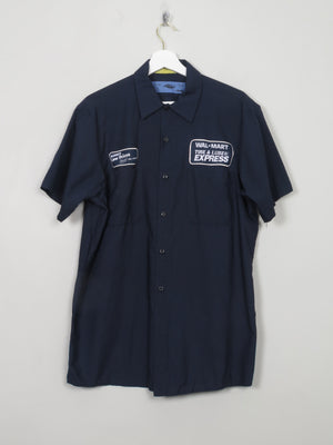Men's Vintage Navy Work Shirt L