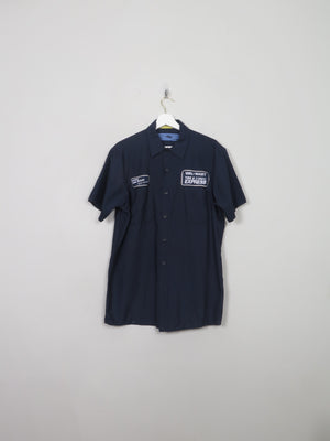 Men's Vintage Navy Work Shirt L