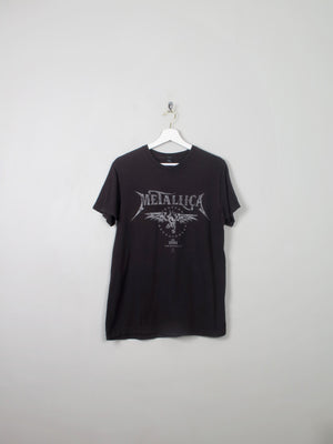 Men's Vintage Black Metallica T-shirt M - The Harlequin