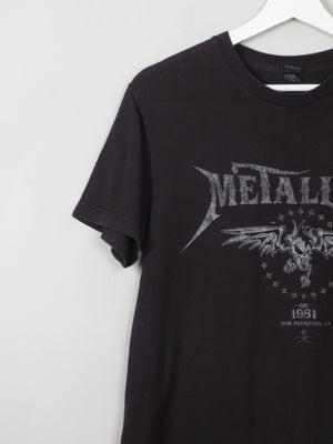 Men's Vintage Black Metallica T-shirt M - The Harlequin