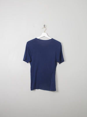 Women's Vintage Navy T-shirt S - The Harlequin