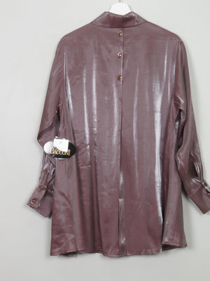 Vintage Two Tone Taupe Blouse S/M - The Harlequin