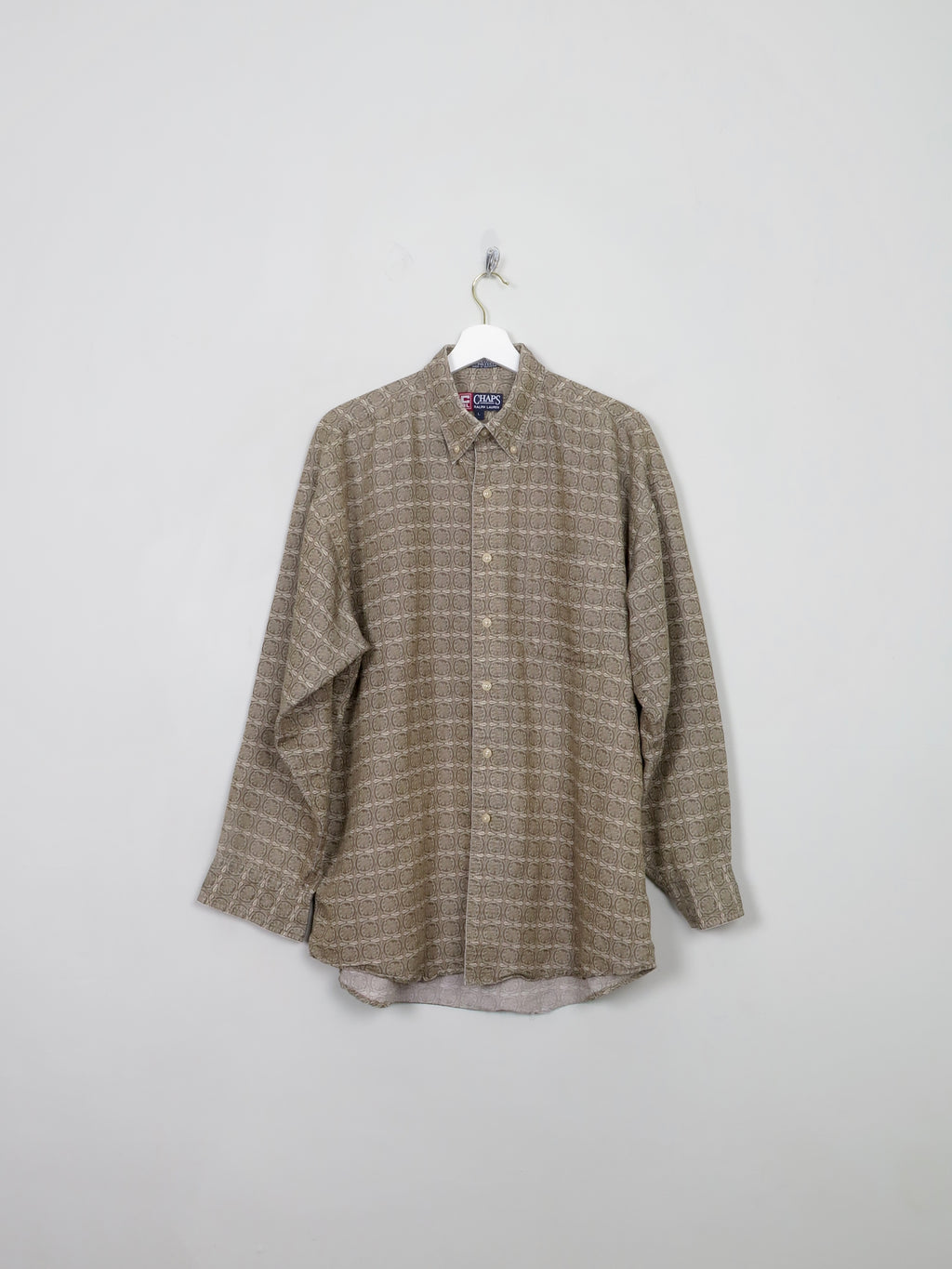 Men's VIntage Chaps Ralph Lauren Printed Shirt L