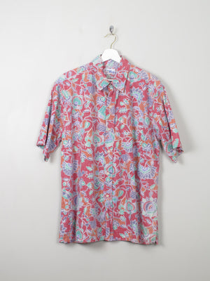 Men's Vintage Hawaiian Shirt XL - The Harlequin