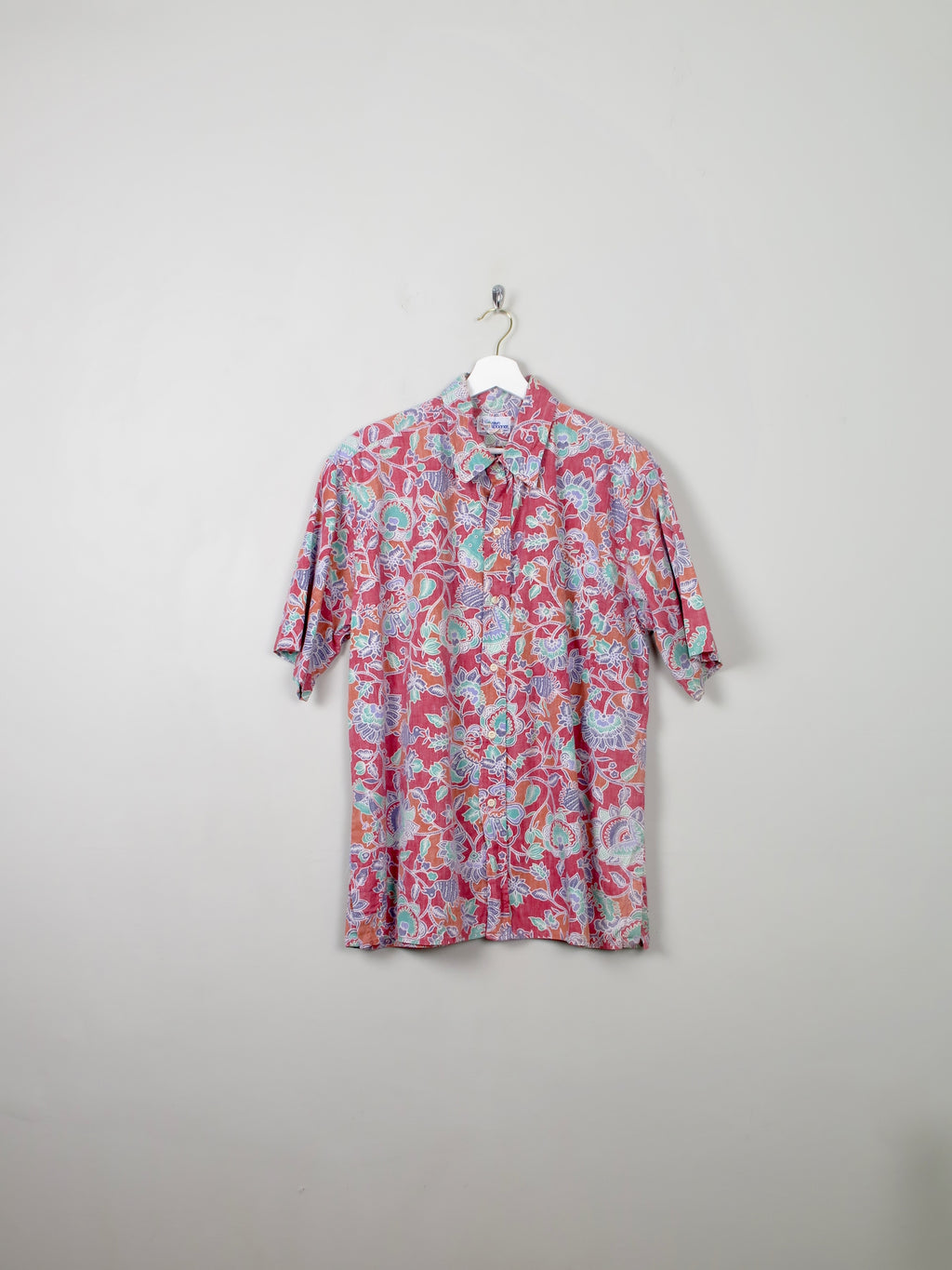 Men's Vintage Hawaiian Shirt XL - The Harlequin