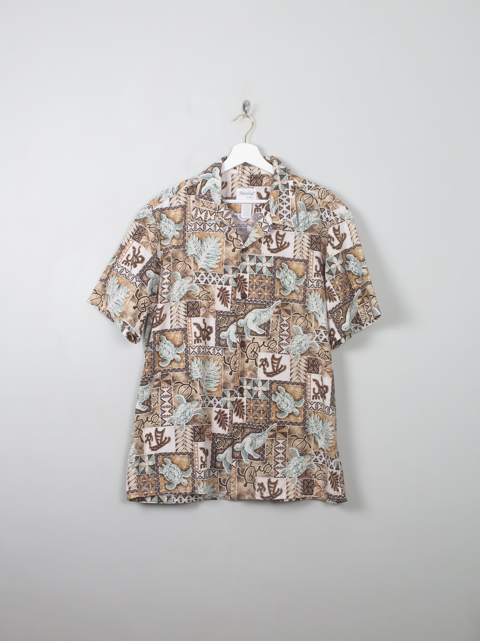 Men's Vintage Shirt Made in Hawaii L - The Harlequin