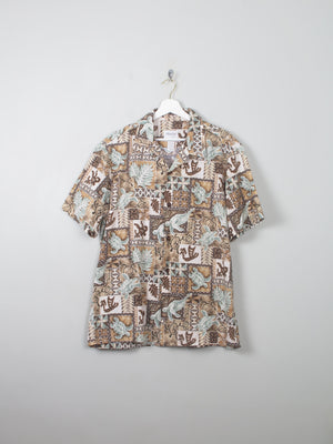 Men's Vintage Shirt Made in Hawaii L - The Harlequin