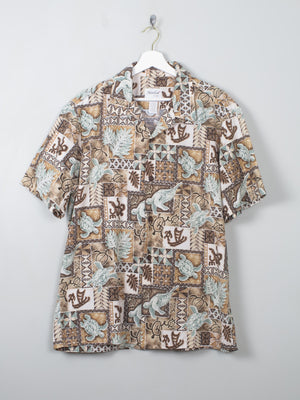 Men's Vintage Shirt Made in Hawaii L - The Harlequin