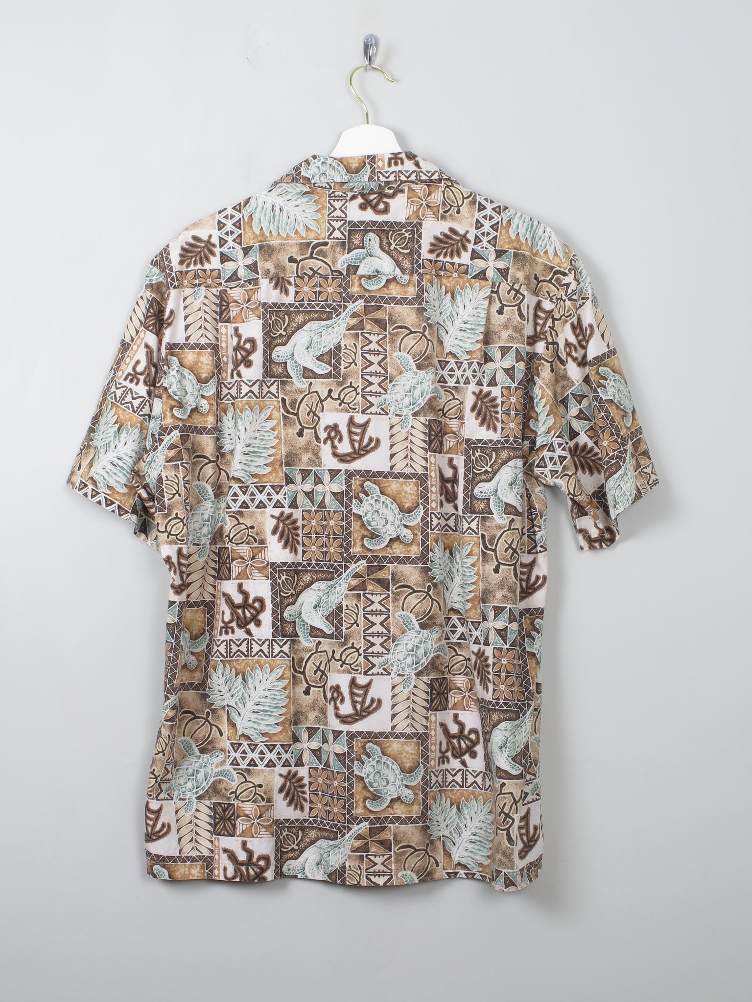 Men's Vintage Shirt Made in Hawaii L - The Harlequin