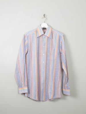 Men's Vintage Striped Shirt M - The Harlequin