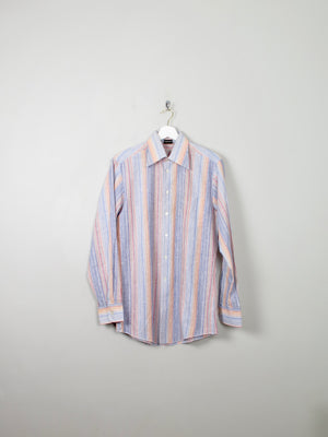 Men's Vintage Striped Shirt M - The Harlequin