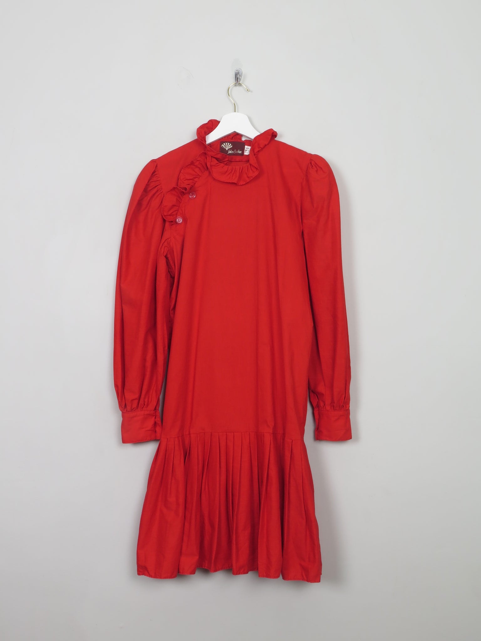 Vintage Red Frilly John Rocha Dress S