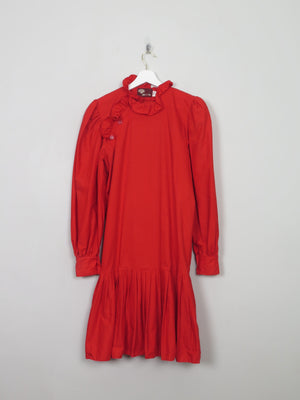 Vintage Red Frilly John Rocha Dress S