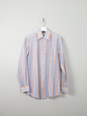 Men's Vintage Striped Shirt M - The Harlequin