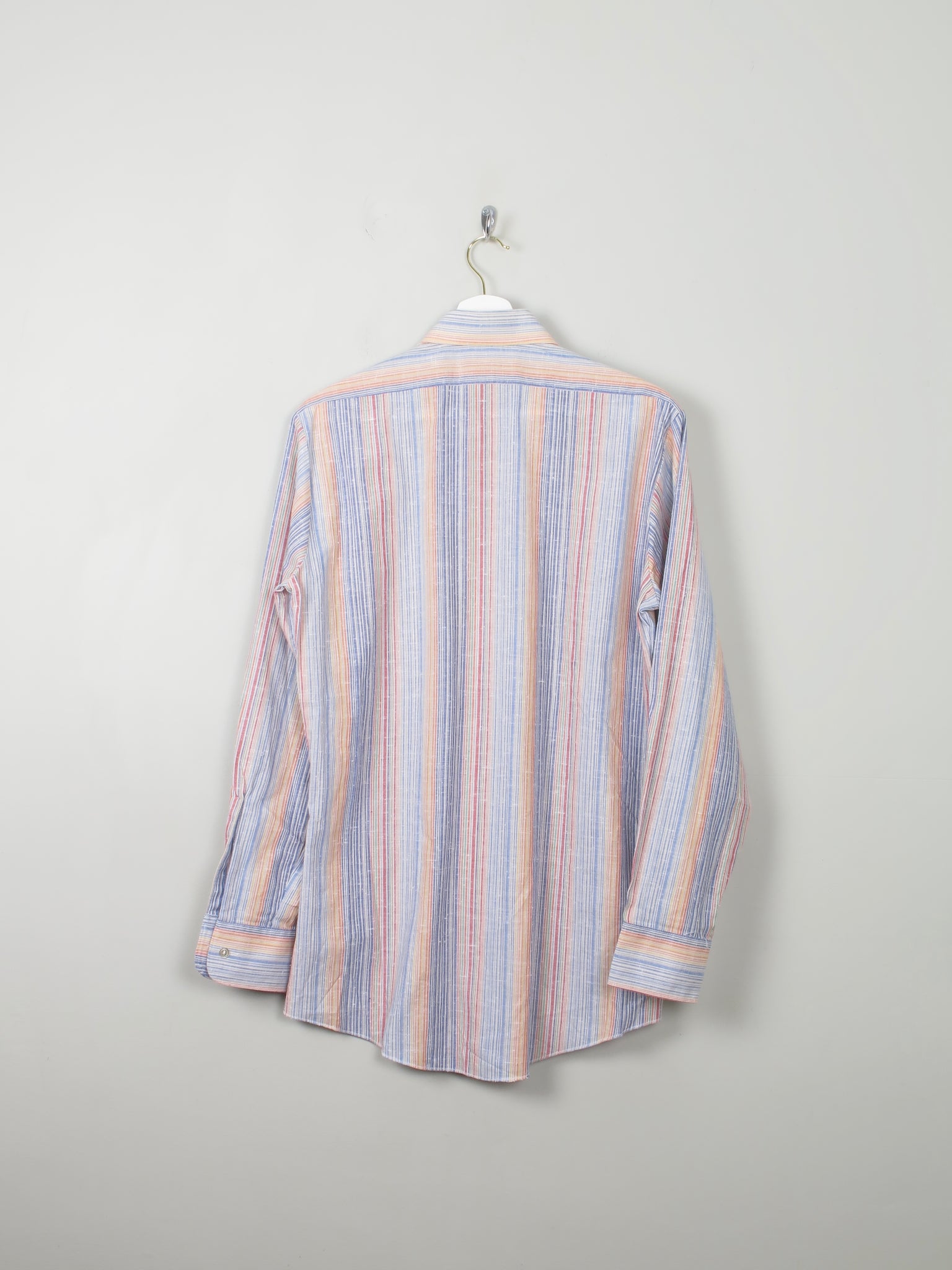 Men's Vintage Striped Shirt M - The Harlequin