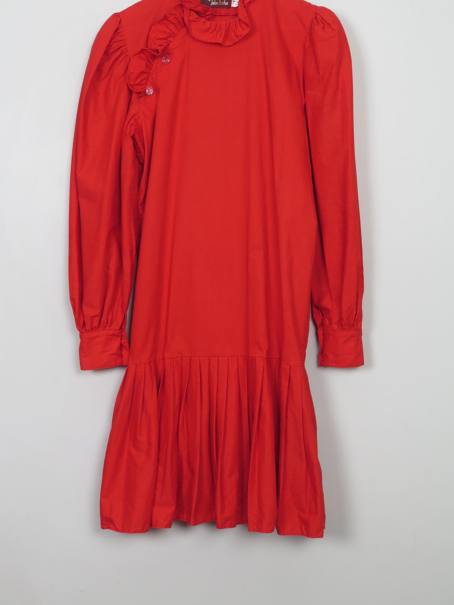 Vintage Red Frilly John Rocha Dress S