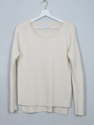 Women's Cream Wool Helmut Lang Jumper S - The Harlequin