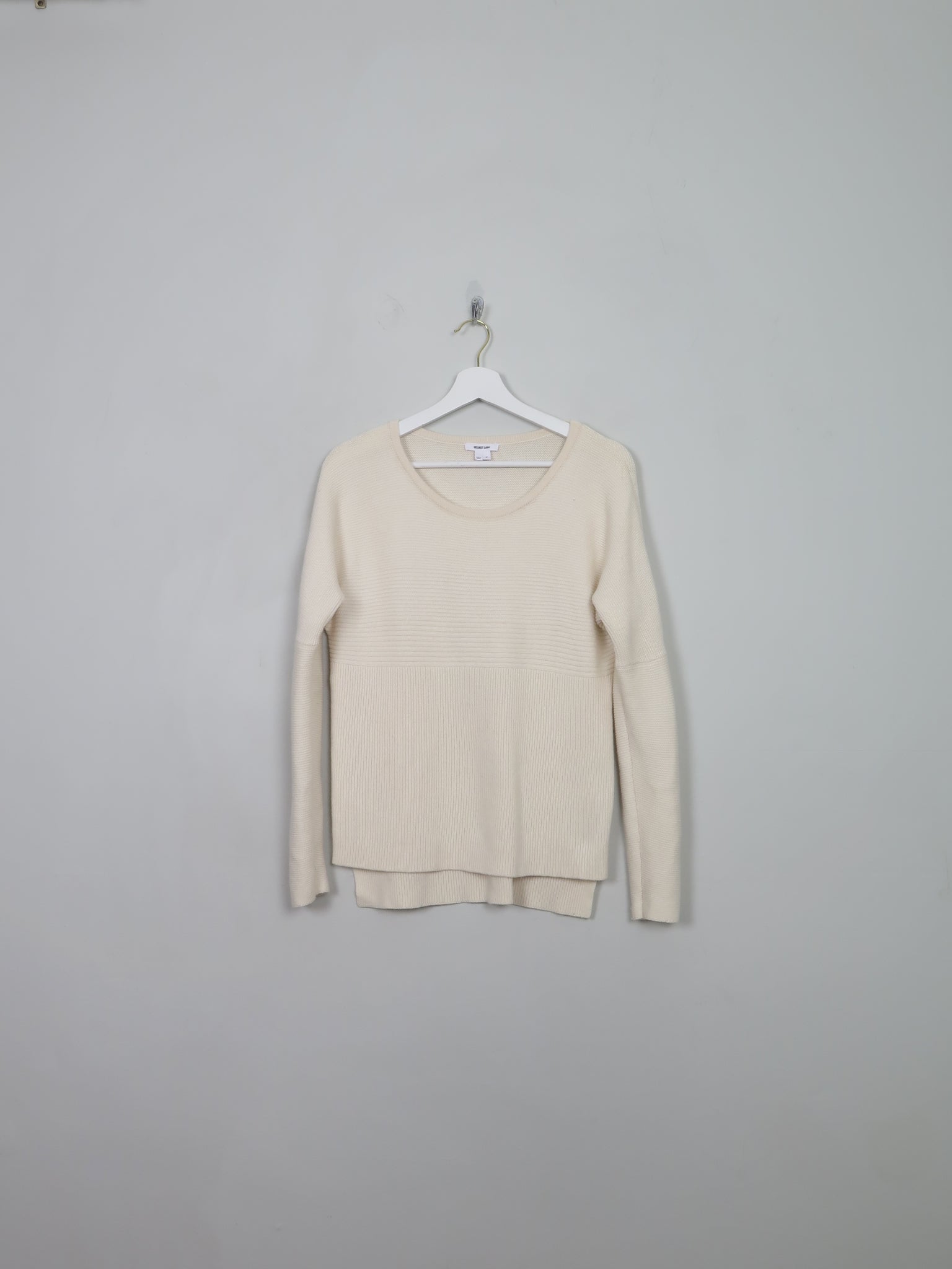 Women's Cream Wool Helmut Lang Jumper S - The Harlequin
