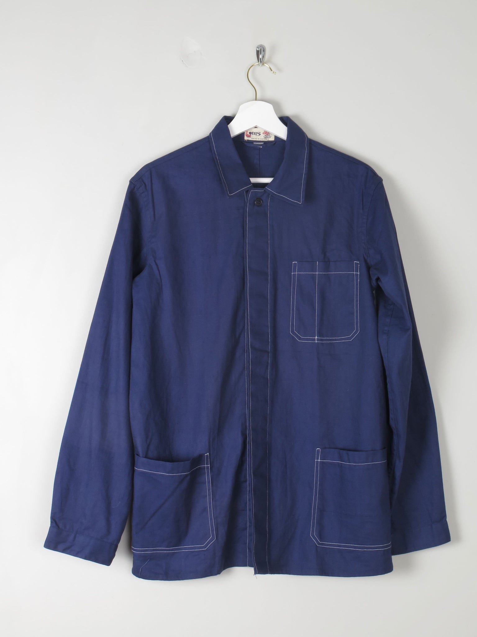 Men's Indigo Blue Work Jacket S/M
