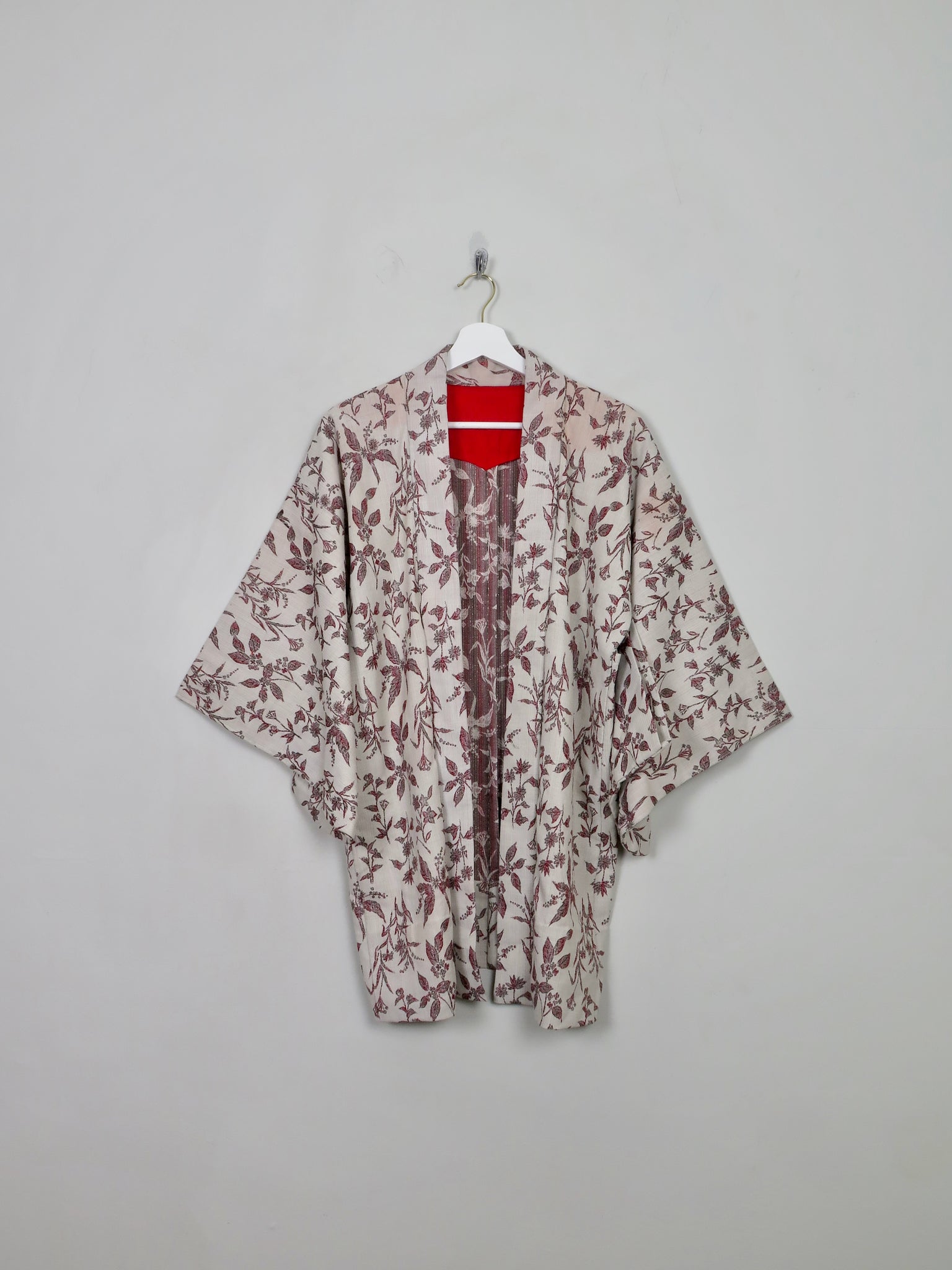 Vintage Short Kimono Harori Tapestry Style S/M - The Harlequin