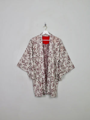 Vintage Short Kimono Harori Tapestry Style S/M - The Harlequin