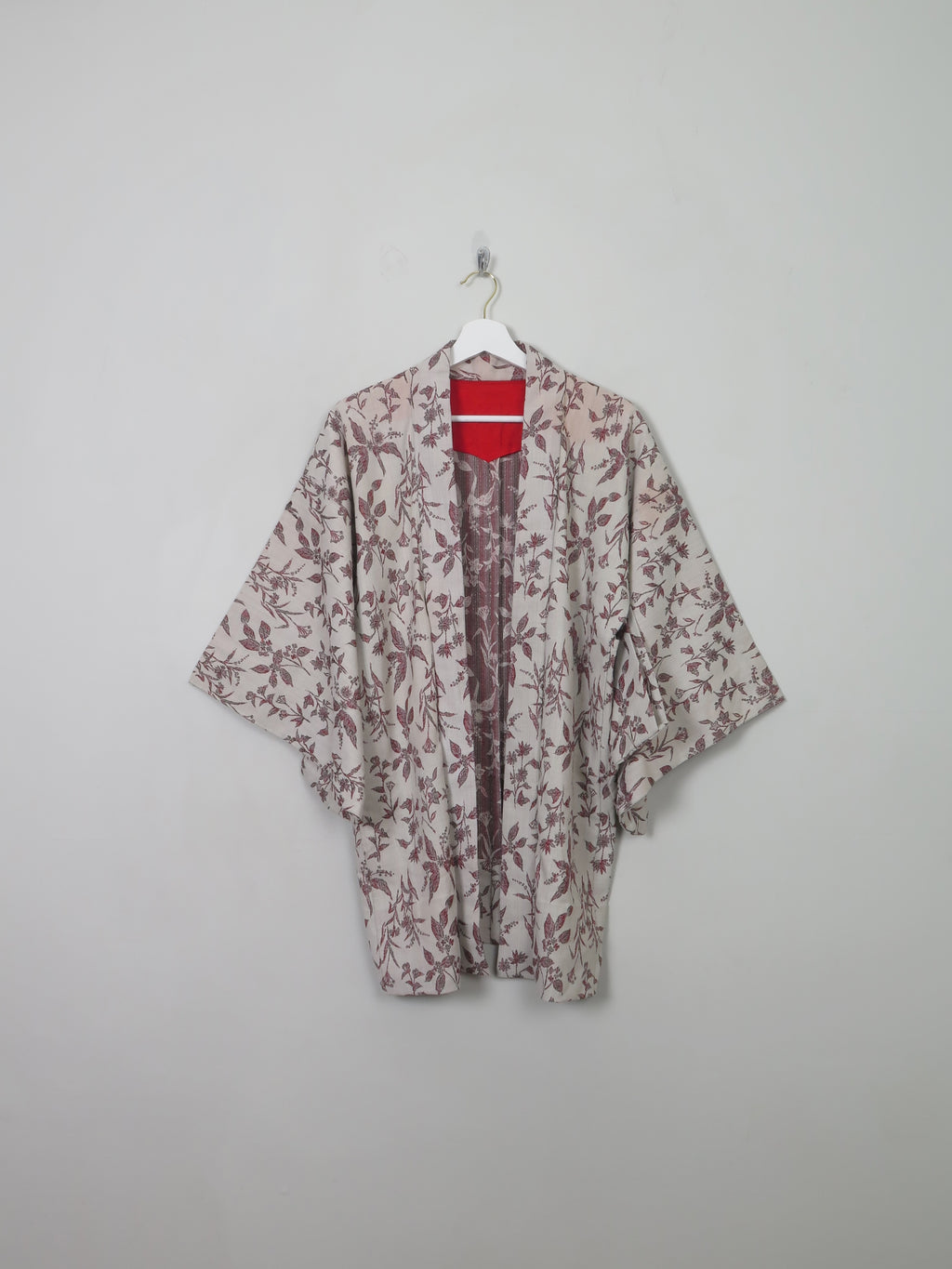 Vintage Short Kimono Harori Tapestry Style S/M