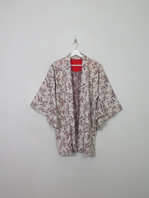 Vintage Short Kimono Harori Tapestry Style S/M - The Harlequin