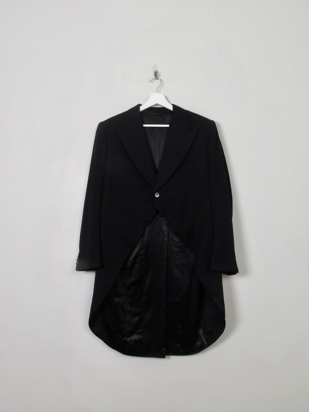 Men's Vintage Burton Black Tails Coat 36/38" Chest