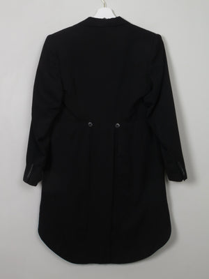 Men's Vintage Burton Black Tails Coat 36/38" Chest