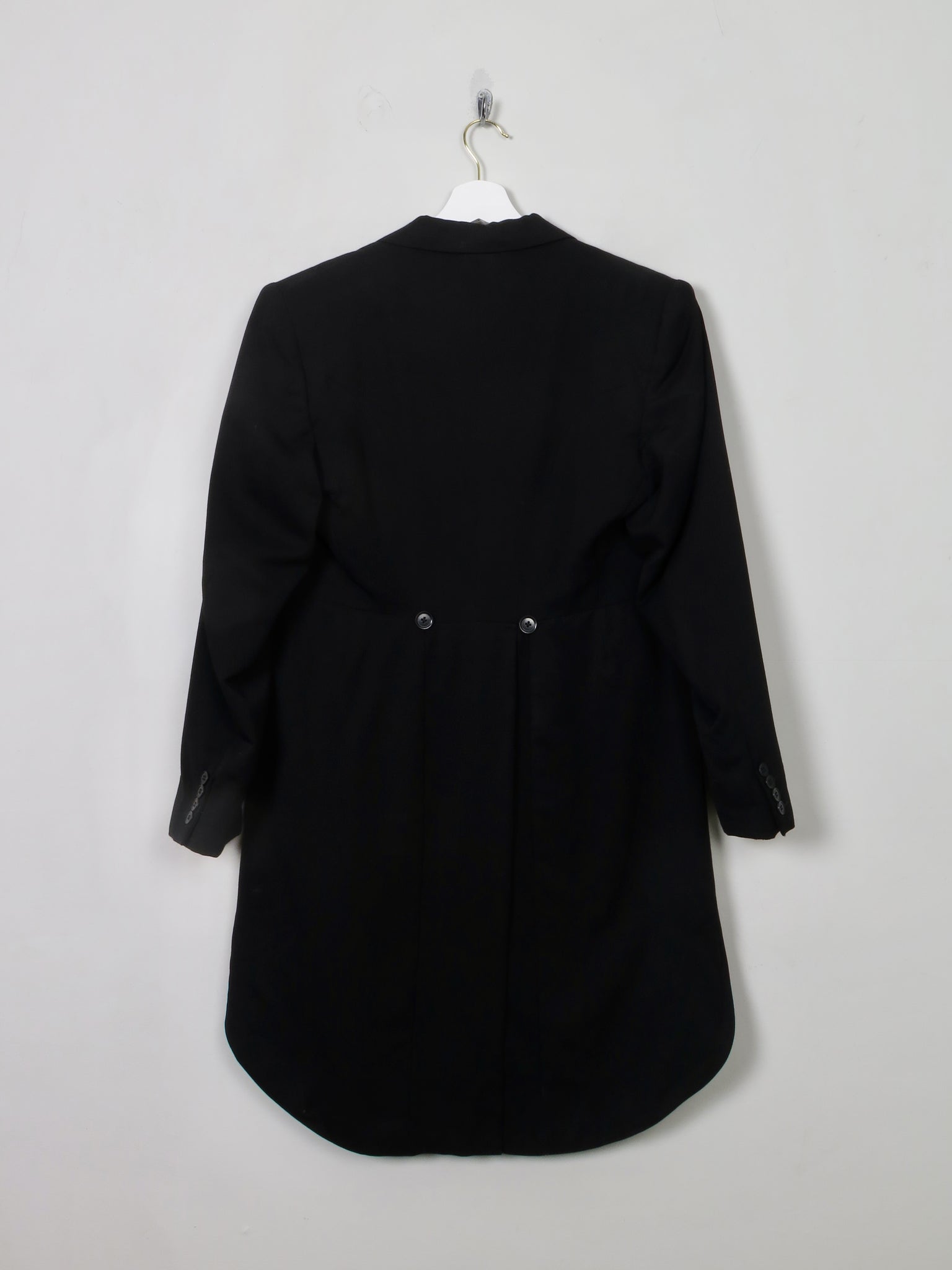 Men's Vintage Burton Black Tails Coat 36/38" Chest