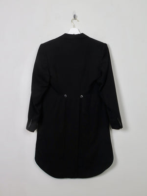 Men's Vintage Burton Black Tails Coat 36/38" Chest