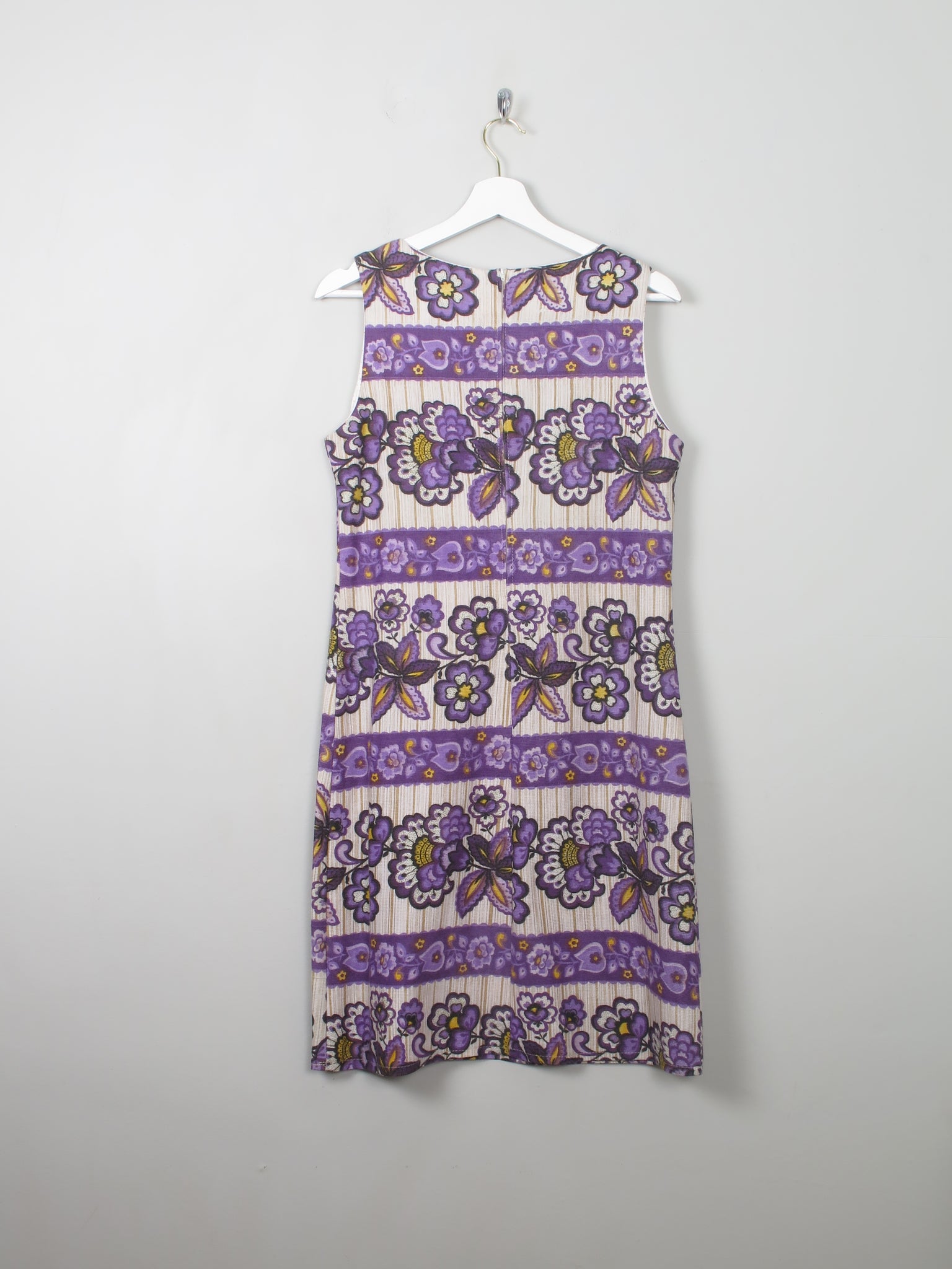 Vintage Colourful Shift Dress S - The Harlequin