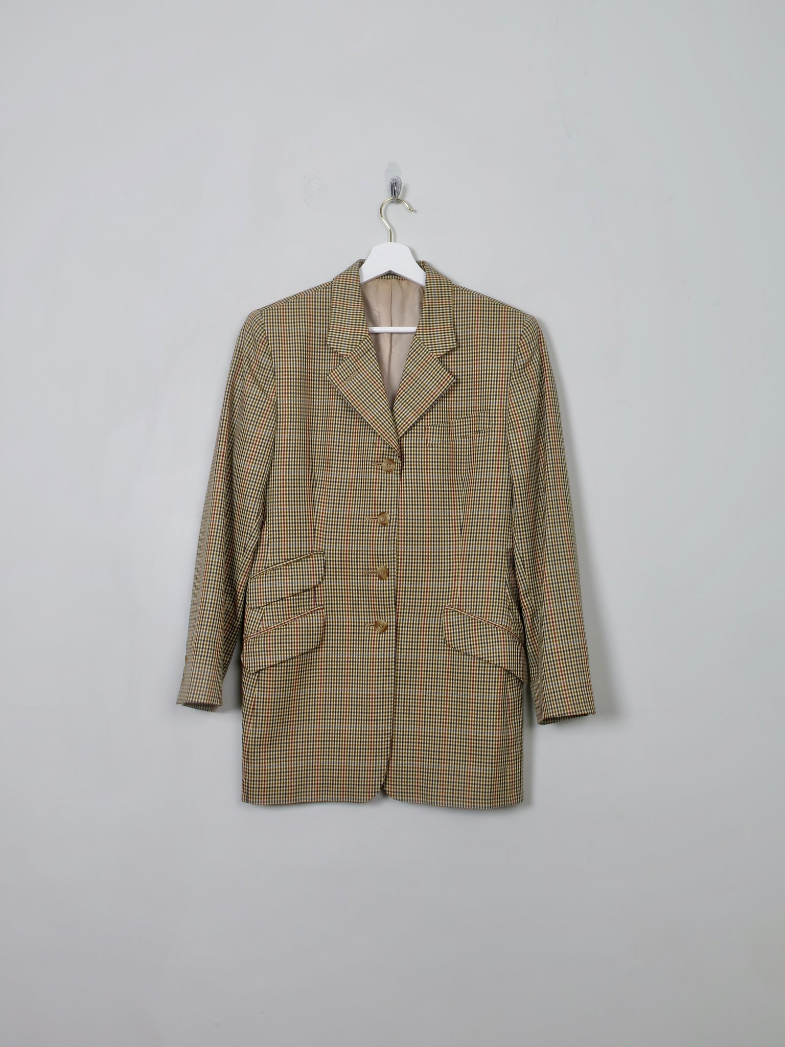 Women's Vintage Check Daks Jacket S/M - The Harlequin