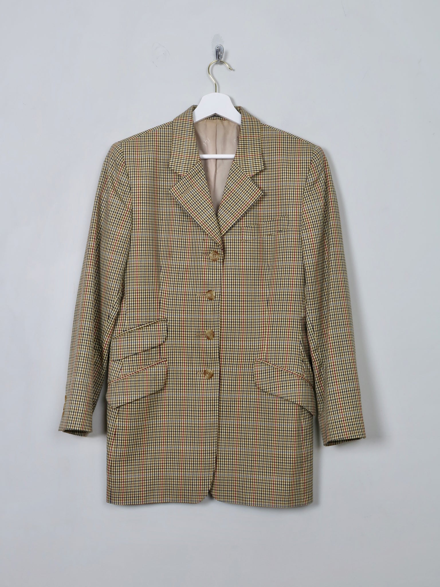 Women's Vintage Check Daks Jacket S/M - The Harlequin