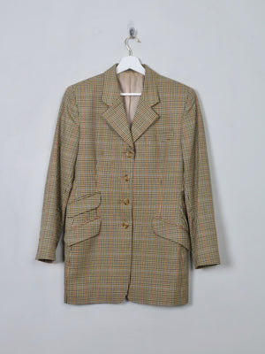 Women's Vintage Check Daks Jacket S/M - The Harlequin
