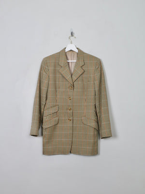 Women's Vintage Check Daks Jacket S/M - The Harlequin