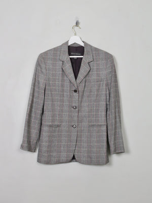 Women's Vintage Wool Check Banana Republic Jacket S - The Harlequin