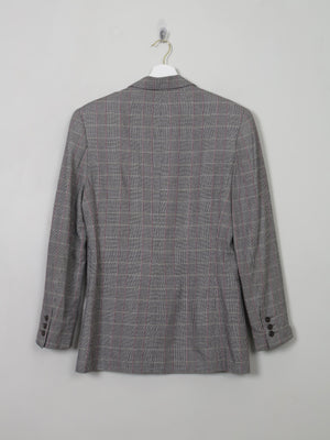 Women's Vintage Wool Check Banana Republic Jacket S - The Harlequin