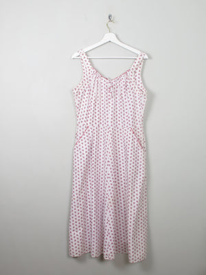 Vintage Summer Dress L - The Harlequin