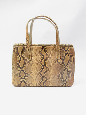 Vintage Beverly Snakeskin Bag
