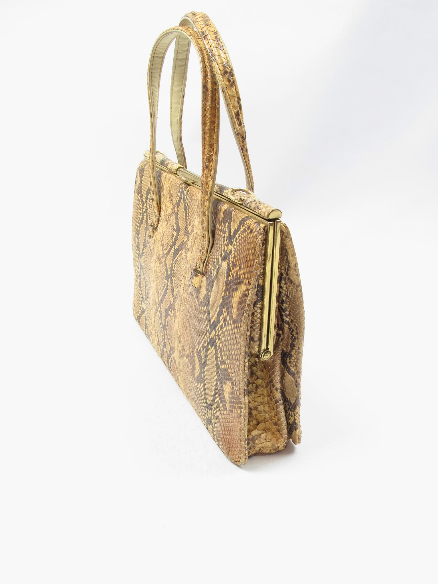 Vintage Beverly Snakeskin Bag