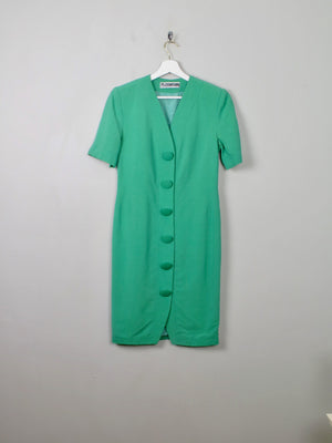 Vintage Green Button Down Dress XS - The Harlequin