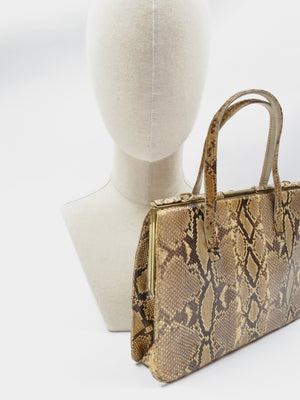 Vintage Beverly Snakeskin Bag