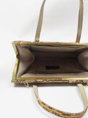 Vintage Beverly Snakeskin Bag