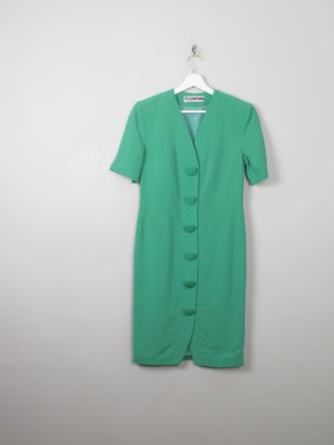 Vintage Green Button Down Dress XS - The Harlequin